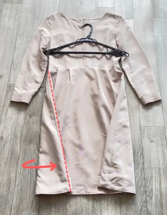 丈が長い服のたたみ方