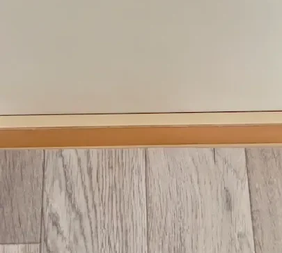 キレイにカットできたフロアマット