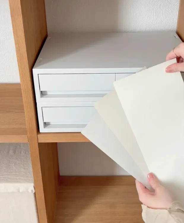 無印良品 小物収納ケース リメイク