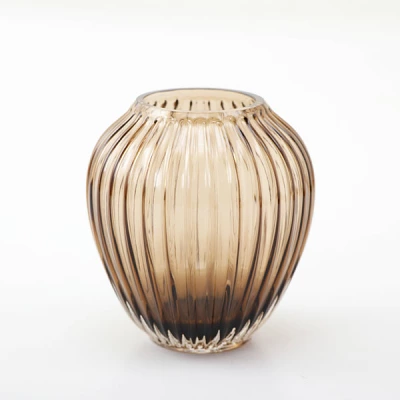 ケーラー ハンマーホスイ ガラス フラワーベース ウォルナット