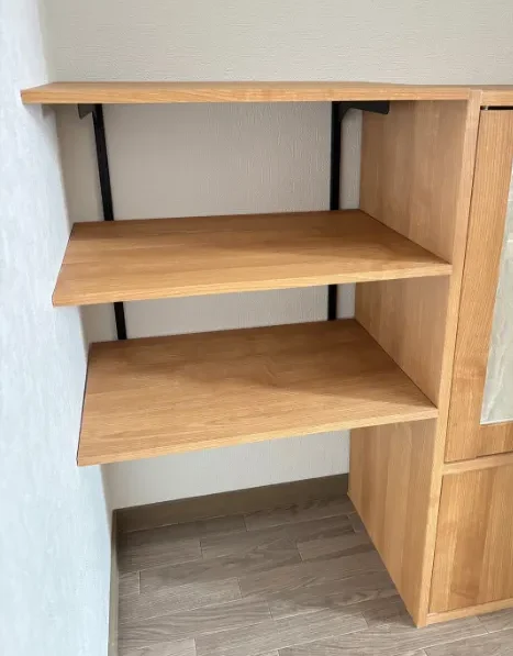 ピラシェル棚柱で収納棚をつくってみた