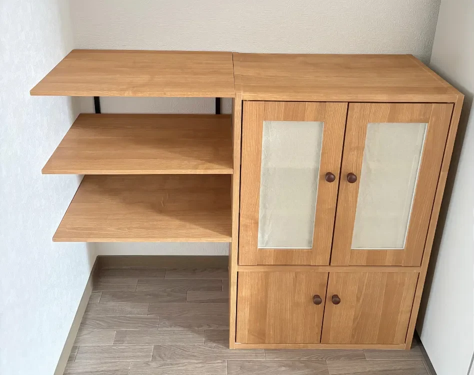 ピラシェル棚柱で棚を作る