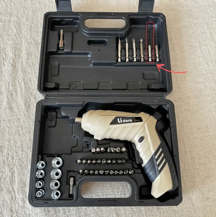 下穴をあけるのに使ったビット